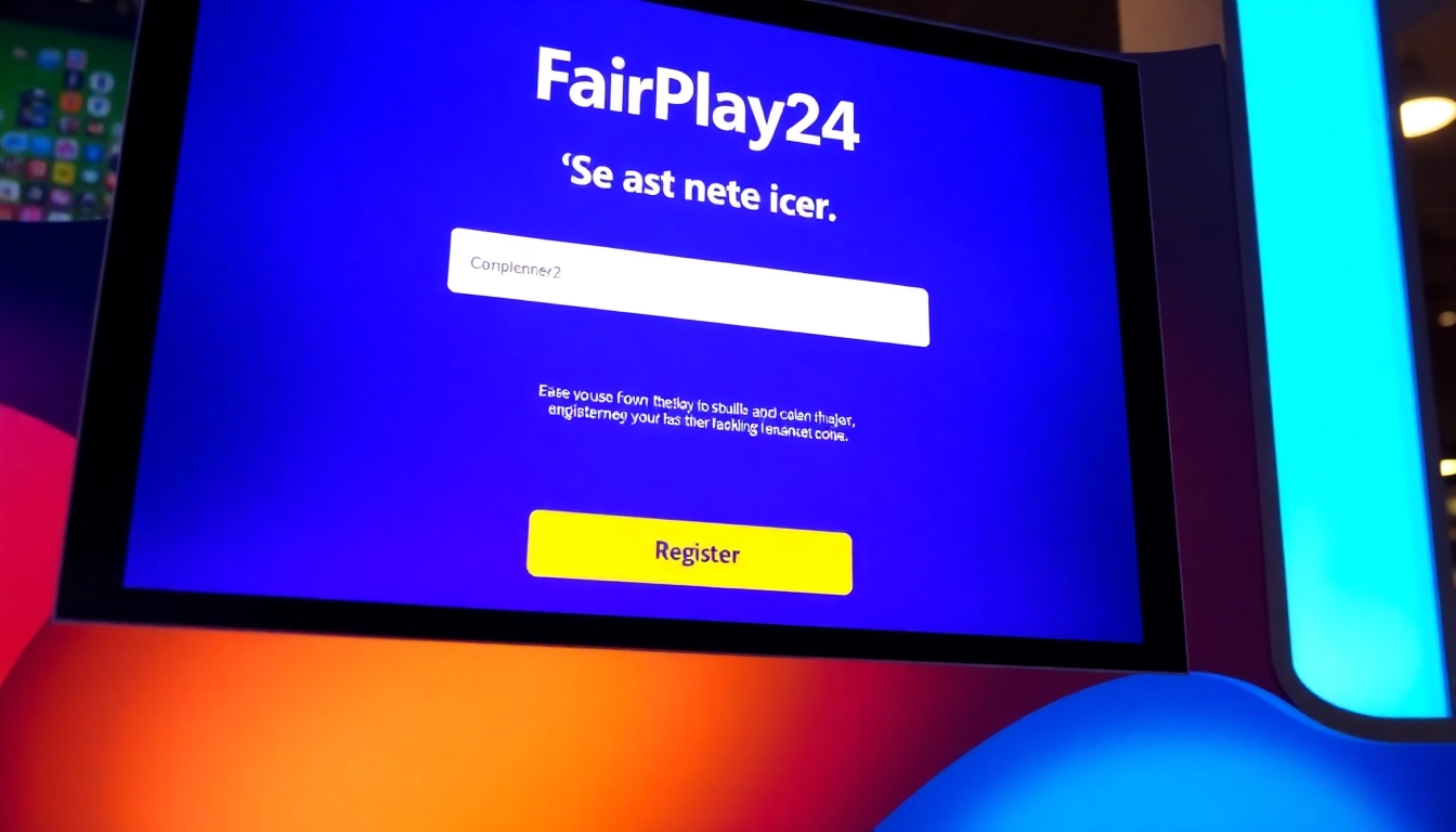 Easy FairPlay24 register process with a user-friendly interface encouraging online betting